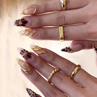 No.F413 Fashion Fingernails Patch 24pcs/Set