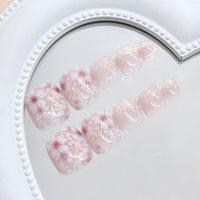 No.529 Flower Toenails Patch 24pcs/Set
