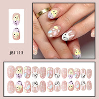 No.ET36 Easter Egg Rabbit Fingernails Patch 24pcs/Set