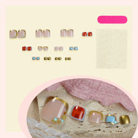 No.651 Leopard Print Toenails Patch 24pcs/Set
