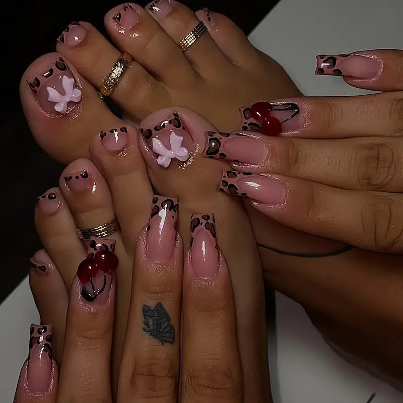 No.PSN155 Sweet Bow Hand & Toe Pair Set-48pcs