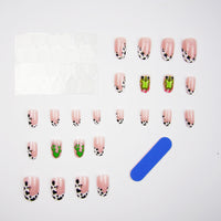 No.F473 Cute Frog Fingernails Patch 24pcs/Set