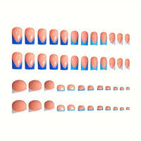 No.PSN27 Sweet Blue Hand & Toe Pair Set-48pcs