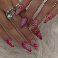 No.F417 Print Fingernails Patch 24pcs/Set