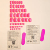 No.PSN83 Rose Red Hand & Toe Pair Set-48pcs