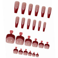No.PSN45 Red Hand & Toe Pair Set-48pcs