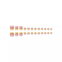 No.PSN90 Yellow Hand & Toe Pair Set-48pcs
