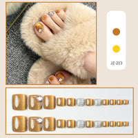 No.603 Summer Cat's Eye Toenails Patch 24pcs/Set