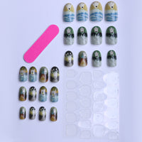 No.AW161 Halloween Cute Fingernails Patch 24pcs/Set