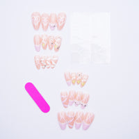 No.F468 Tie Bow Fingernails Patch 24pcs/Set