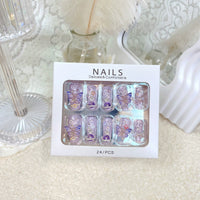 No.F297 Butterfly Fingernails Patch 24pcs/Set