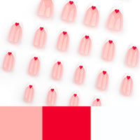 No.VN62 Valentine’s Love Press-On Nails Set (24 Pcs)