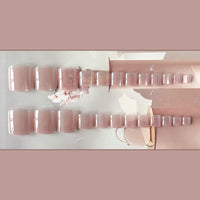 No.374 Pink Toenails Patch 24pcs/Set
