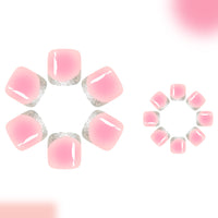 No.644 Pink Toenails Patch 24pcs/Set