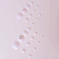 No.423 Cute Cherry Toenails Patch 24pcs/Set