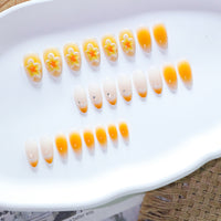No.F431 3D Flowers Fingernails Patch 24pcs/Set