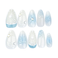 No.F401 3D Lemon Fingernails Patch 24pcs/Set