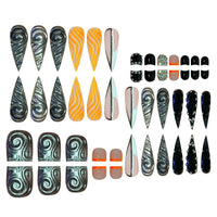 No.PSN87 Texture Design Hand & Toe Pair Set-48pcs