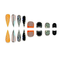 No.PSN87 Texture Design Hand & Toe Pair Set-48pcs