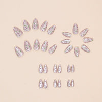 No.F307 Flower Cat's Eye Fingernails Patch 24pcs/Set