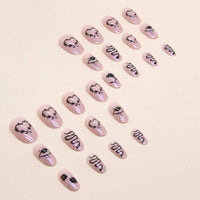 No.F440 Love Rose Fingernails Patch 24pcs/Set