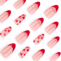 No.VN66 Valentine’s Nude Pink Press-On Nails Set (24 Pcs)