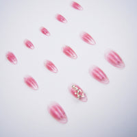 No.F469 Pink Cute Fingernails Patch 24pcs/Set