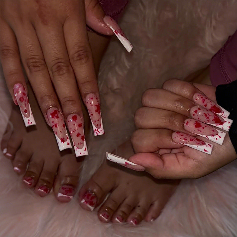 No.PSN165 Halloween Bood Hand & Toe Pair Set-48pcs