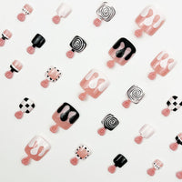 No.612 Halloween Toenails Patch 24pcs/Set