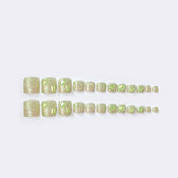 No.543 Green Toenails Patch 24pcs/Set