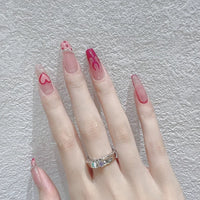 No.F338 Sweet Spicy Flame Fingernails Patch 24pcs/Set