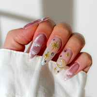 No.F462 Sweet Cat‘s Eyes Fingernails Patch 24pcs/Set