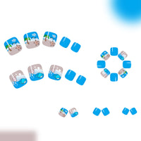 No.525 Beach Toenails Patch 24pcs/Set