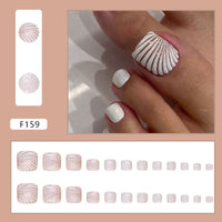 No.BH7 Shell Toenails Patch 24pcs/Set