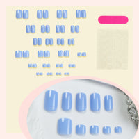 No.PSN95 Sky Blue Hand & Toe Pair Set-48pcs
