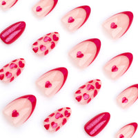 No.VN71 Valentine’s Love Press-On Nails Set (24 Pcs)