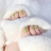No.543 Green Toenails Patch 24pcs/Set