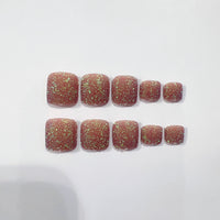 No.481 Silver Star Toenails Patch 24pcs/Set