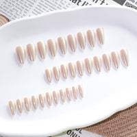 No.F387 Pure Color Coating Fingernails Patch 24pcs/Set