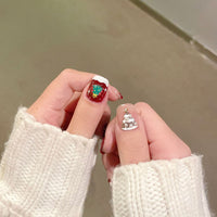 No.CM83 Christmas Cute Fingernails Patch 24pcs/Set
