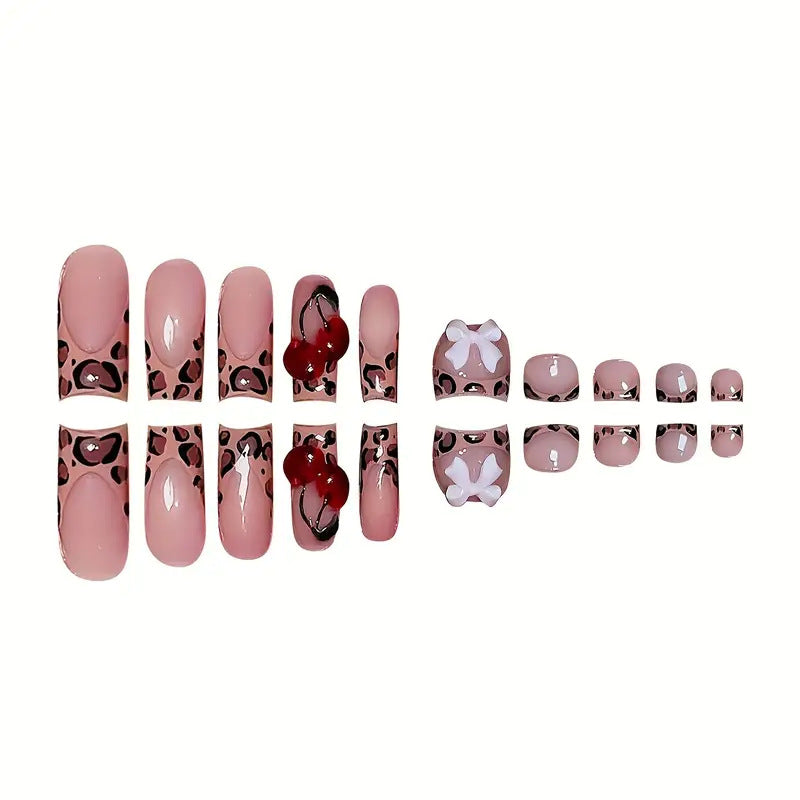 No.PSN155 Sweet Bow Hand & Toe Pair Set-48pcs