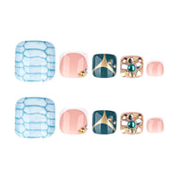 No.682 Diamond Toenails Patch 24pcs/Set