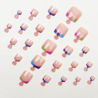 No.PSN57 Rainbow Hand & Toe Pair Set-48pcs