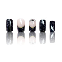 No.PSN59 Black Fingernails Pair Set-48pcs