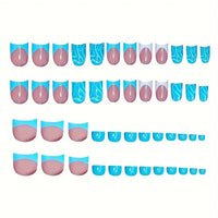 No.PSN16 Ripple Blue Hand & Toe Pair Set-48pcs