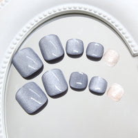 No.583 Blue Cat's Eye Toenails Patch 24pcs/Set