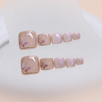 No.662 Cat's Eye Butterfly Toenails Patch 24pcs/Set