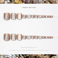 No.512 Cat's Eye Toenails Patch 24pcs/Set