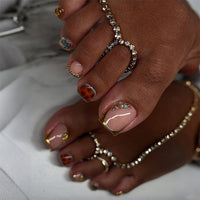 No.651 Leopard Print Toenails Patch 24pcs/Set