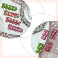 No.PSN101 Sweet Cat's Eye Fingernails Four Set-96pcs
